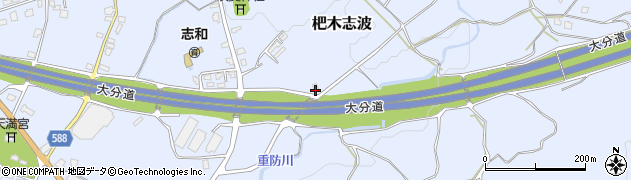 福岡県朝倉市杷木志波576周辺の地図