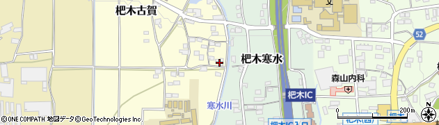 福岡県朝倉市杷木古賀1706周辺の地図