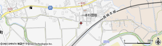 佐賀県鳥栖市立石町2527周辺の地図