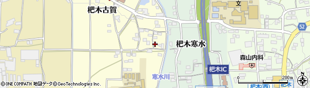 福岡県朝倉市杷木古賀1713周辺の地図
