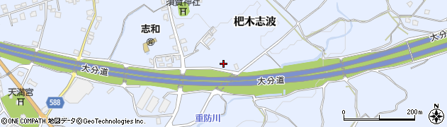 福岡県朝倉市杷木志波578周辺の地図