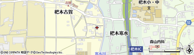 福岡県朝倉市杷木古賀1711周辺の地図