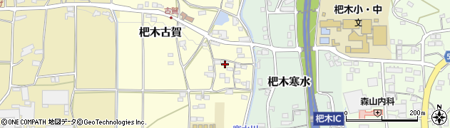 福岡県朝倉市杷木古賀1719周辺の地図