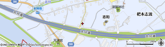 福岡県朝倉市杷木志波4983周辺の地図