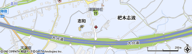 福岡県朝倉市杷木志波526周辺の地図
