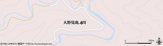 高知県高岡郡中土佐町大野見島ノ川周辺の地図