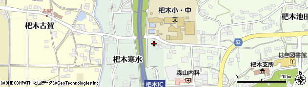 福岡県朝倉市杷木寒水131周辺の地図