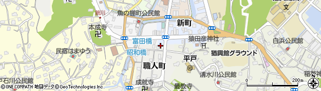 長崎県平戸市新町103周辺の地図