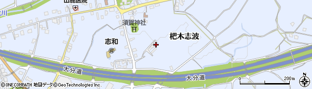 福岡県朝倉市杷木志波536周辺の地図
