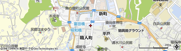 長崎県平戸市新町104周辺の地図
