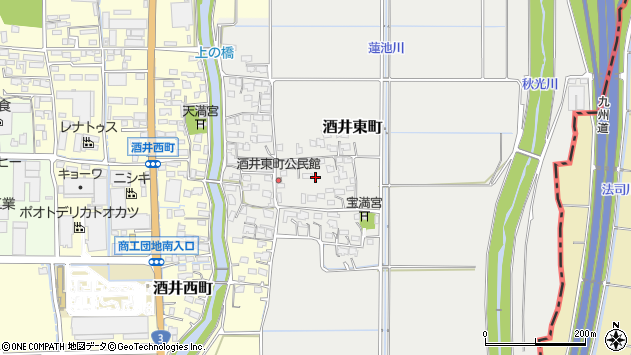 〒841-0041 佐賀県鳥栖市酒井東町の地図