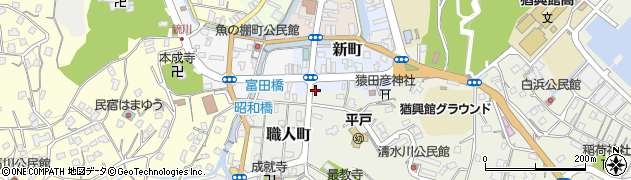 長崎県平戸市新町93周辺の地図