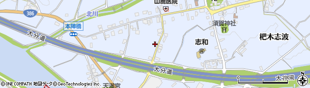 福岡県朝倉市杷木志波4984周辺の地図