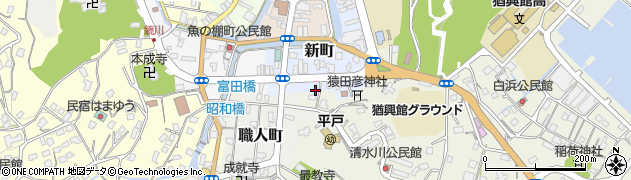 長崎県平戸市新町76周辺の地図