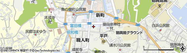 長崎県平戸市新町88周辺の地図