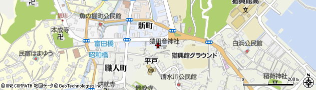 長崎県平戸市新町60周辺の地図