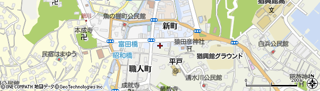 長崎県平戸市新町86周辺の地図