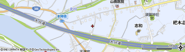 福岡県朝倉市杷木志波5051周辺の地図