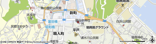 長崎県平戸市新町64周辺の地図