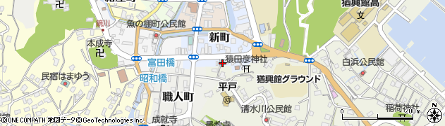 長崎県平戸市新町70周辺の地図
