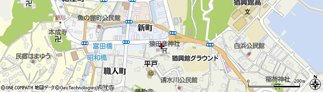 長崎県平戸市新町52周辺の地図