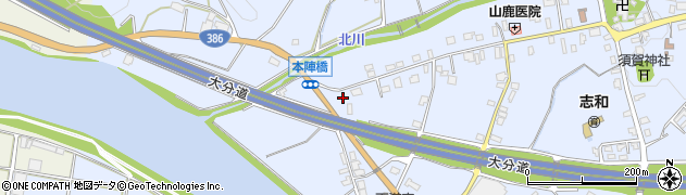 福岡県朝倉市杷木志波5072周辺の地図