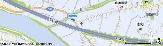 福岡県朝倉市杷木志波5071周辺の地図