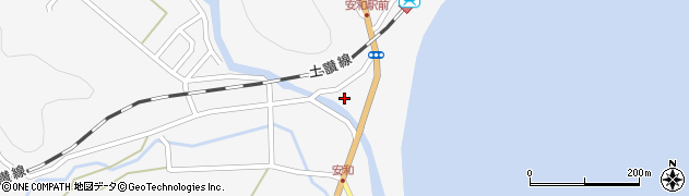 高知県須崎市安和287周辺の地図