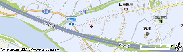 福岡県朝倉市杷木志波5065周辺の地図