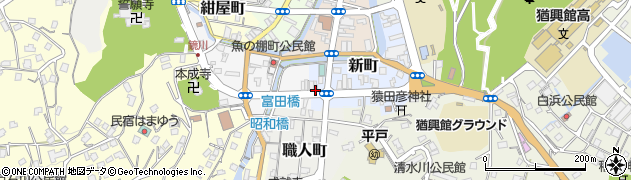 長崎県平戸市新町97周辺の地図