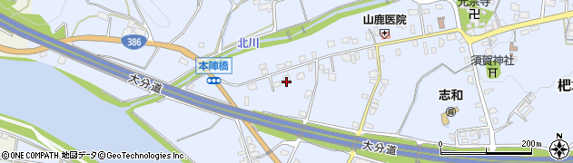 福岡県朝倉市杷木志波5061周辺の地図