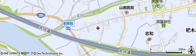 福岡県朝倉市杷木志波5059周辺の地図