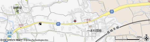 佐賀県鳥栖市立石町2151周辺の地図