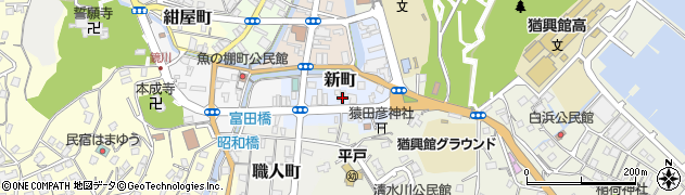 長崎県平戸市新町72周辺の地図