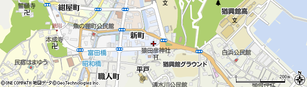 長崎県平戸市新町48周辺の地図