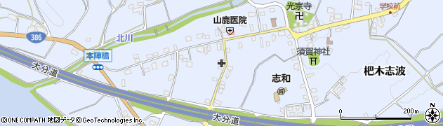 福岡県朝倉市杷木志波4898周辺の地図