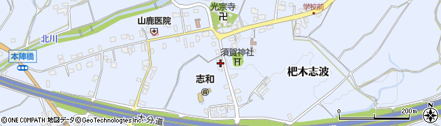 福岡県朝倉市杷木志波4821周辺の地図