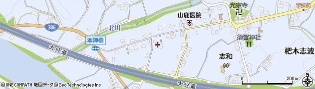 福岡県朝倉市杷木志波4884周辺の地図