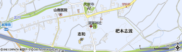 福岡県朝倉市杷木志波4812周辺の地図