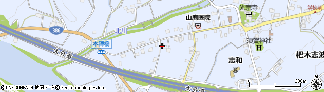 福岡県朝倉市杷木志波4880周辺の地図