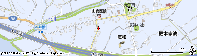 福岡県朝倉市杷木志波4903周辺の地図