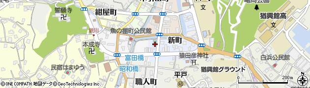 長崎県平戸市新町95周辺の地図