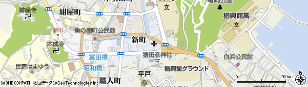 長崎県平戸市新町38周辺の地図