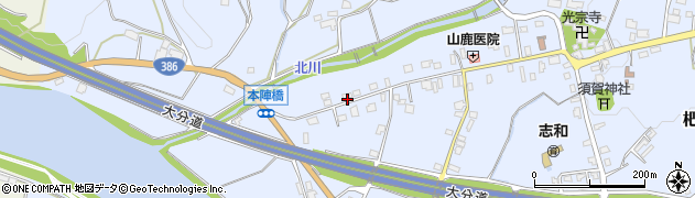 福岡県朝倉市杷木志波5085周辺の地図