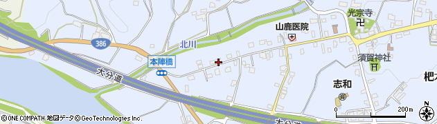 福岡県朝倉市杷木志波5060周辺の地図