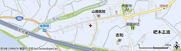 福岡県朝倉市杷木志波4893周辺の地図