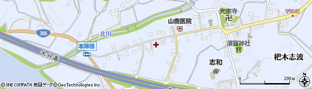 福岡県朝倉市杷木志波4888周辺の地図