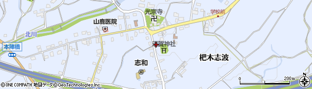 福岡県朝倉市杷木志波4810周辺の地図