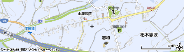 福岡県朝倉市杷木志波4834周辺の地図