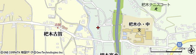 福岡県朝倉市杷木寒水184周辺の地図